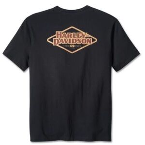 Harley-Davidson Men’s 120th Anniversary Pocket Tee Black Beauty 4XL